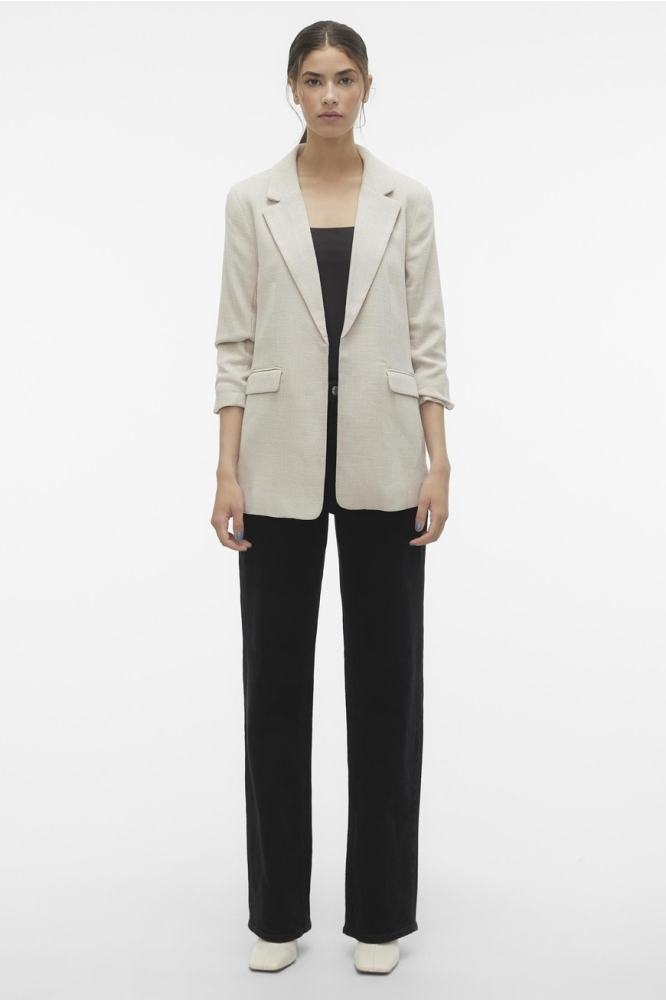 VMFRIDA LS REGULAR BLAZER NOOS 10306404 Oatmeal/Melange